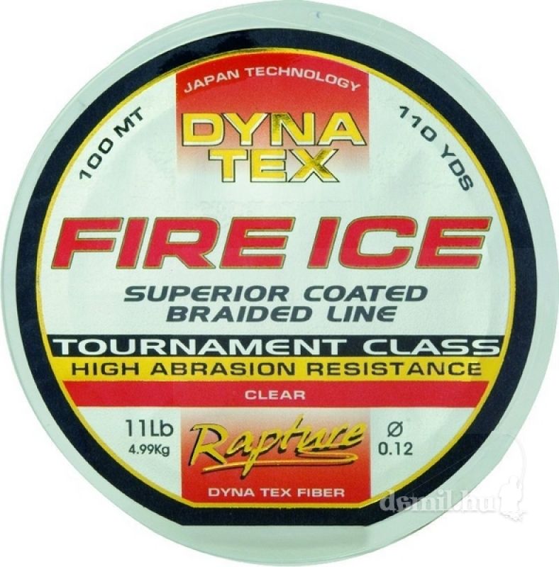 Rapture CPT DYNA-TEX FIRE ICE CLEAR, 0,12mm FONOTT ZSINÓROK