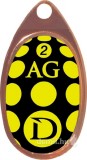 DRAGON AGLIA CLASSIC sárga - fekete / bronz nr 1 körforgó villantó
