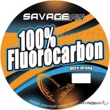 SavageGear 100% Fluoro Carbon Lágy Zsinór-0,33mm-6,4kg-50m
