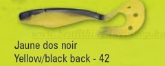 DelalanDe Sandra 9 cm, 2 db, szín: 42, yellow-black back LÁGY MŰCSALI